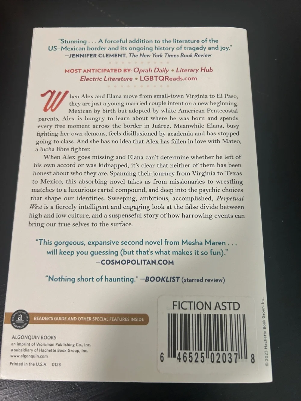 Perpetual West Paperback Book.  New A Novel by Mesha Maren.  Author of Sugar Run